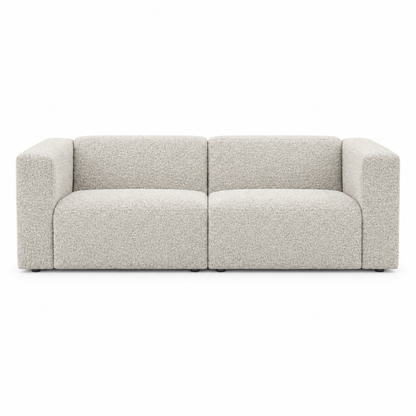 Sofa LIMA (Three-seater) (Modular) — front-view upholstery visualization in NOW OR NEVER 8 BEIGE