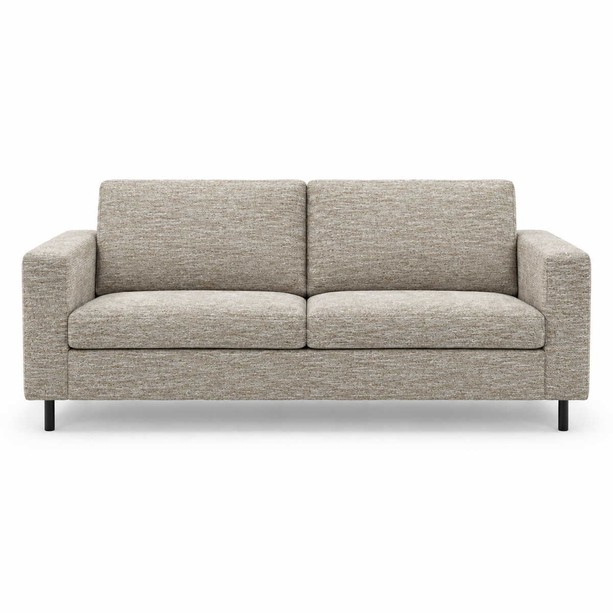 Sofa OTRA (Double) — digital front-view visualization in TUCKER 8 BEIGE