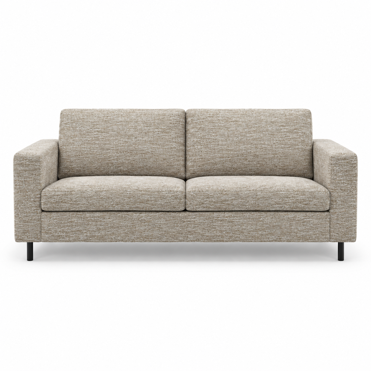 Sofa OTRA (Double) — digital front-view visualization in TUCKER 8 BEIGE