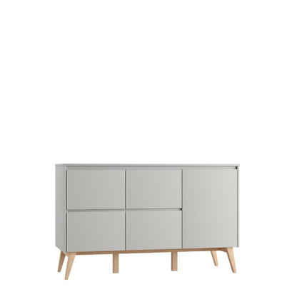 Комод с 4 выдвижными ящиками и дверцами (коллекция Classy Gray) — Soft Room, Коста-дель-Соль, Испания