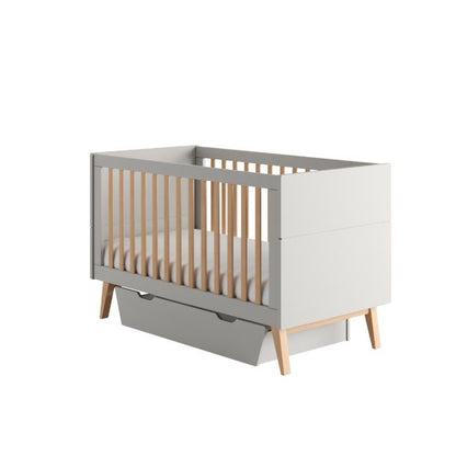 Baby crib 140x70 (Classy Gray collection)