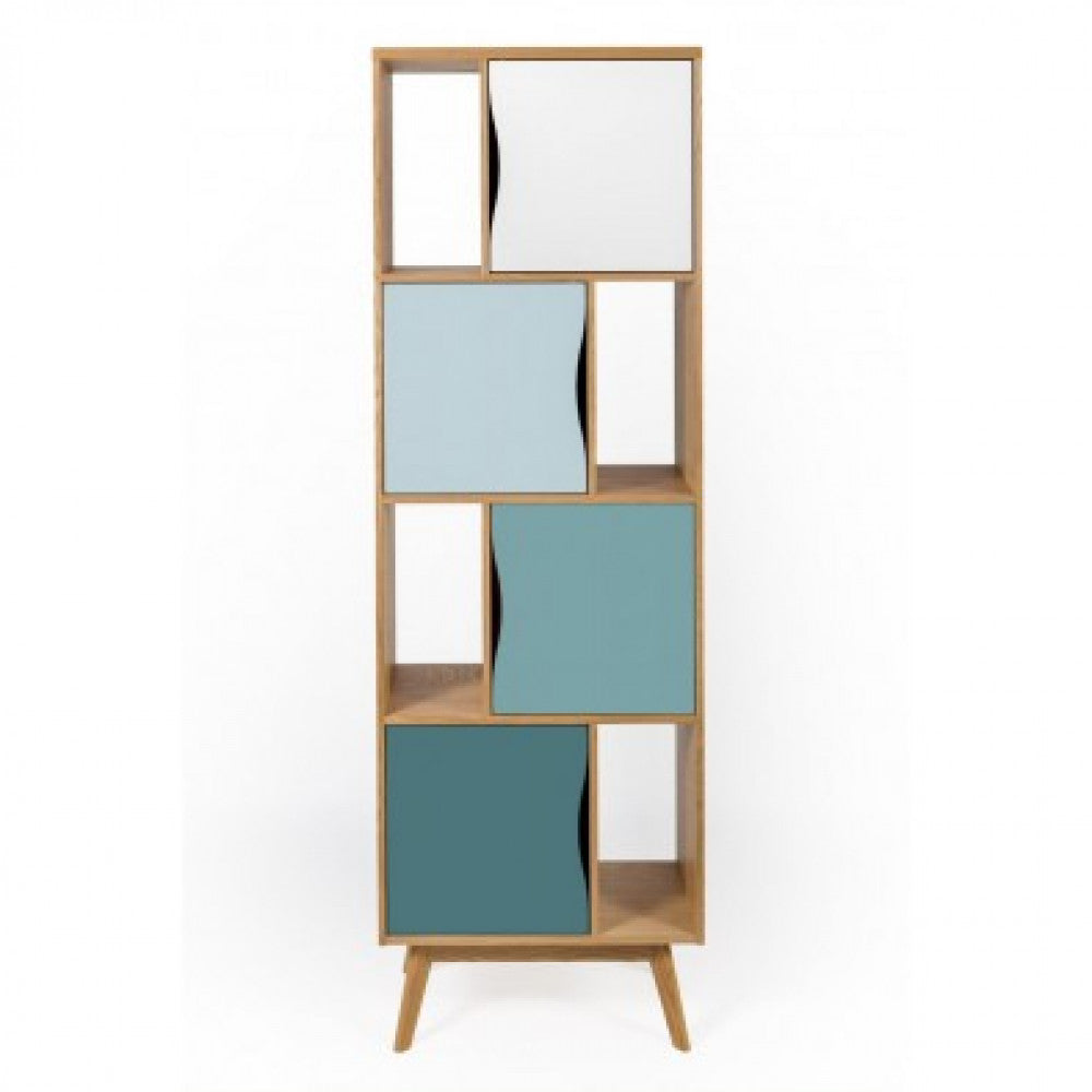 Woodman Avon Narrow bookshelf Spruce — Soft Room, Costa del Sol, Spain